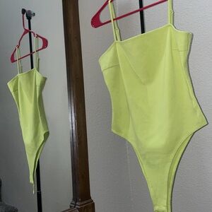 Neon cami body suit